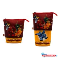   Tolltartó, cipzáras, pop-up, LEGO "Ninjago Dragon Power", piros-sárga-mintás