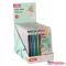 Színes töltőceruza készlet, display, APLI "Color Click", 12 szín