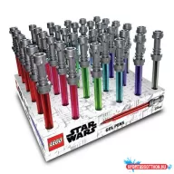   Zseléstoll display, 0,7 mm, fénykard, LEGO "Star Wars", 6 különböző szín