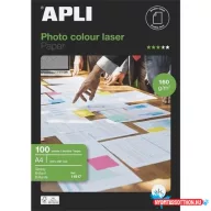   Fotópapír, lézer, A4, 160 g, fényes, kétoldalas, APLI "Premium Laser"