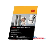   Fotópapír, tintasugaras, 10x15 cm, öntapadós, újra ragasztható, KODAK "Photo Fabric Stick Ups"