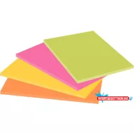   Öntapadó jegyzettömb, 152x101 mm, 4x45 lap, 3M POSTIT "Super Sticky", vegyes színek