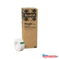   Ragasztószalag, 19 mm x 33 m, környezetbarát, 3M "Scotch® Magic™", áttetsző