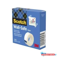   Ragasztószalag, 19 mm x 33 m, eltávolítható, 3M SCOTCH "Wall-Safe"