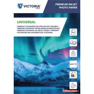   Fotópapír, tintasugaras, A4, 90 g, matt, VICTORIA PAPER "Universal"