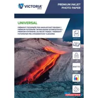   Fotópapír, tintasugaras, A4, 120 g, matt, VICTORIA PAPER "Universal"