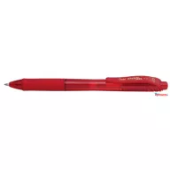   Zseléstoll, 0,35 mm, nyomógombos, PENTEL "EnerGelX BL107", piros