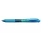 Zseléstoll, 0,35 mm, nyomógombos, PENTEL "EnerGelX BL107", világoskék