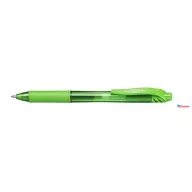   Zseléstoll, 0,35 mm, nyomógombos, PENTEL "EnerGelX BL107", világoszöld