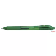   Zseléstoll, 0,35 mm, nyomógombos, PENTEL "EnerGelX BL107", zöld