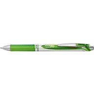   Zseléstoll, 035 mm, nyomógombos, PENTEL "EnerGel BL77", világoszöld
