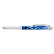   Zseléstoll, 0,25 mm, nyomógombos, PENTEL "EnerGel BLN75 Kiriko, Flying Arrow", kék