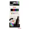 Tűfilc készlet, 0,4 mm, PENTEL "Pointliner", 6 különböző szín