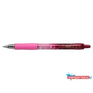   Zseléstoll, 0,32 mm, nyomógombos, PILOT "G-2 Pink Bubble", kék