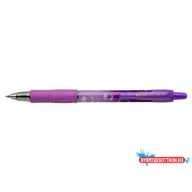   Zseléstoll, 0,32 mm, nyomógombos, PILOT "G-2 Purple Bubble", kék