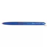   Golyóstoll, 0,22 mm, nyomógombos, PILOT "Super Grip G", kék