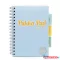 Spirálfüzet, A5, vonalas, 100 lap, PUKKA PAD "Pastel project book", vegyes szín