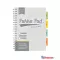 Spirálfüzet, B5, PUKKA PAD "Study book", szürke