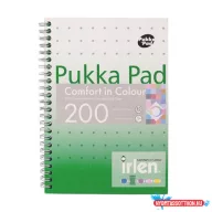   Spirálfüzet, A5, vonalas, 100 lap, PUKKA PAD "Irlen Jotta Green"