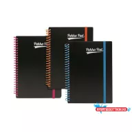   Spirálfüzet, A5, vonalas, 100 lap, PUKKA PAD, "Neon notepad"