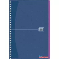   Spirálfüzet, A5, kockás, 80 lap, SHKOLYARYK "Notebook", vegyes