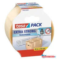   Csomagolószalag, 50 mm x 66 m, TESA "Extra Strong", átlátszó