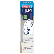   Ragasztószalag, írható, papír, 19 mm x 10 m, TESA "tesafilm®", átlátszó