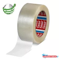   Csomagolószalag, PET, 50 mm x 132 m, TESA "60418", áttetsző