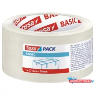   Csomagolószalag, 50 mm x 66 m, TESA "Basic", átlátszó