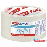   Csomagolószalag, 48 mm x 50 m, TESA "Basic", átlátszó
