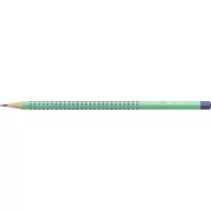   Grafitceruza, B, háromszögletű, FABER-CASTELL "Grip 2001 Flow", türkiz-kék