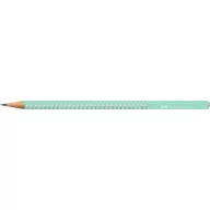   Grafitceruza, B, háromszögletű, FABER-CASTELL "Sparkle Aurora", mentazöld