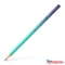 Grafitceruza, B, háromszögletű, FABER-CASTELL "Flow", türkiz-kék
