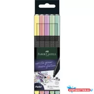   Tűfilc készlet, 0,4 mm, FABER-CASTELL "Grip", 5 különböző pasztell szín