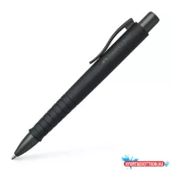   Golyóstoll, 1 mm, XB, nyomógombos tolltest, fekete tolltest, FABER-CASTELL "Poly Ball Urban", kék