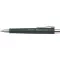 Golyóstoll, 0,7 mm, nyomógombos fekete tolltest, FABER-CASTELL "Poly Ball", kék