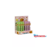   Golyóstoll display, 0,8 mm, nyomógombos, vegyes, ICO "Capybara", kék