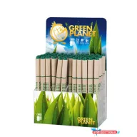   Golyóstoll display, kupakos, papír tolltest, ICO "Green", kék