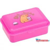 Uzsonnás doboz, LIZZYSULI, Lollipop Capybara, rózsaszín