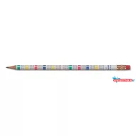   Grafitceruza radírral, HB, kerek, szorzótáblával, KOH-I-NOOR "1231"