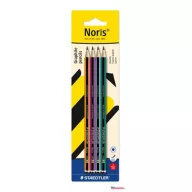   Grafitceruza készlet, HB, hatszögletű, STAEDTLER "Noris® 120 colour edition", 4 darab