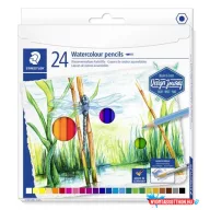   Akvarell ceruza készlet, hatszögletű, STAEDTLER® "146 10C", 24 különböző szín