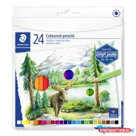   Színes ceruza készlet, hatszögletű, STAEDTLER "146 C", 24 különböző szín