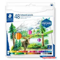   Színes ceruza készlet, hatszögletű, STAEDTLER "146C", 48 különböző szín