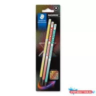   Grafitceruza készlet, HB, STAEDTLER "Norix® 181", 3 különböző szín