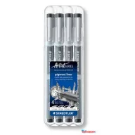   Tusfilc készlet, STAEDTLER "Pigment Liner 308", fekete