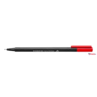 Tűfilc, 0,3 mm, STAEDTLER "Triplus 334", piros