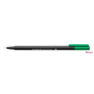 Tűfilc, 0,3 mm, STAEDTLER "Triplus 334", zöld