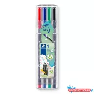   Tűfilc készlet, 0,3 mm, STAEDTLER "Triplus 334", 4 különböző szín