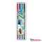 Tűfilc készlet, 0,3 mm, STAEDTLER "Triplus 334", 4 különböző szín
